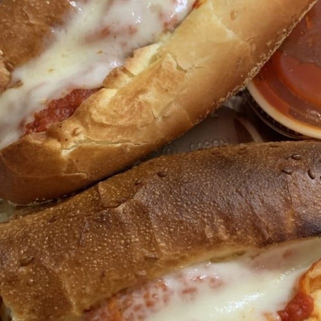 Veal Cutlet Parmigiana Hero.