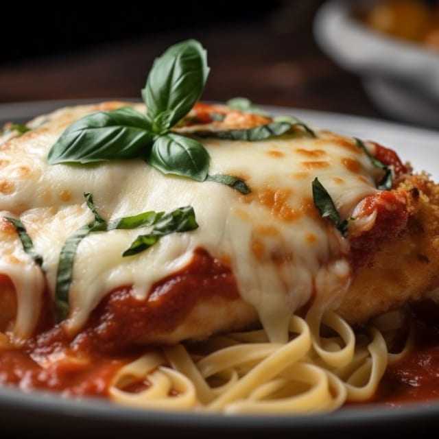 Veal Parmigiana.