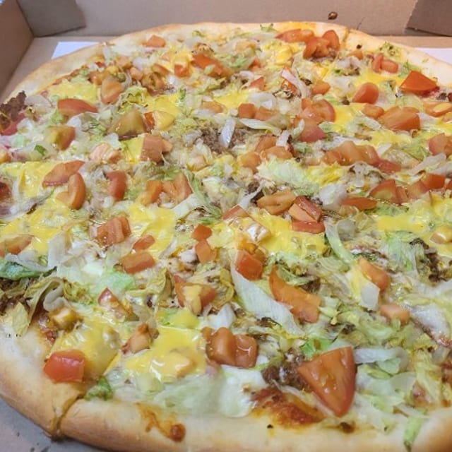 16" Medium Taco Pizza.