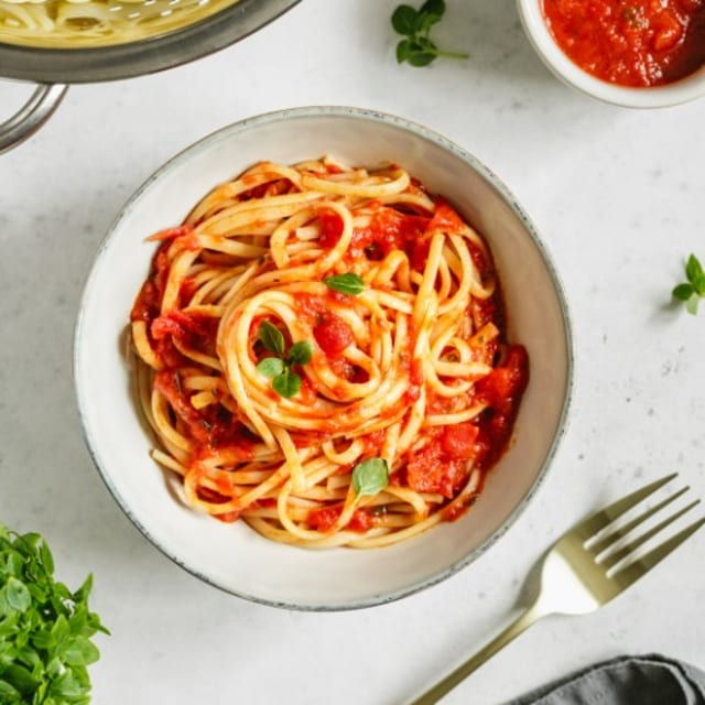 Pasta Marinara.