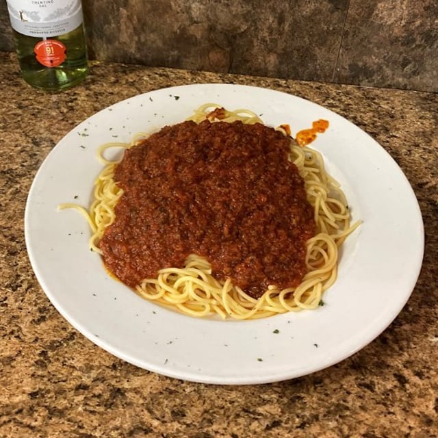 Spaghetti with Meat Sauce.