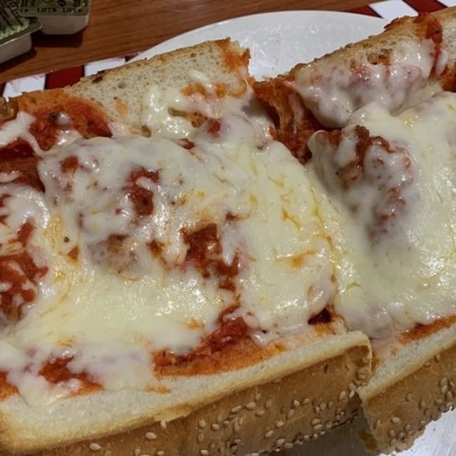 Shrimp Parmigiana Hero.